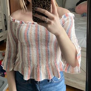 American Eagle off the shoulder top size small